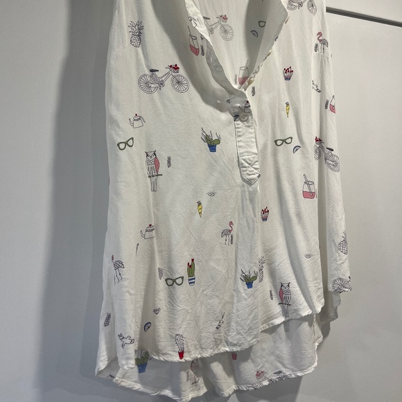 Summer print sleeveless blouse - Picture 2 of 4